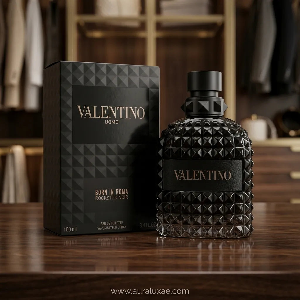 Valentino Uomo Born In Roma Rockstud Noir Eau De Toilette (100ml / 3.4 FL. OZ.) UAE woody fragrance for men
