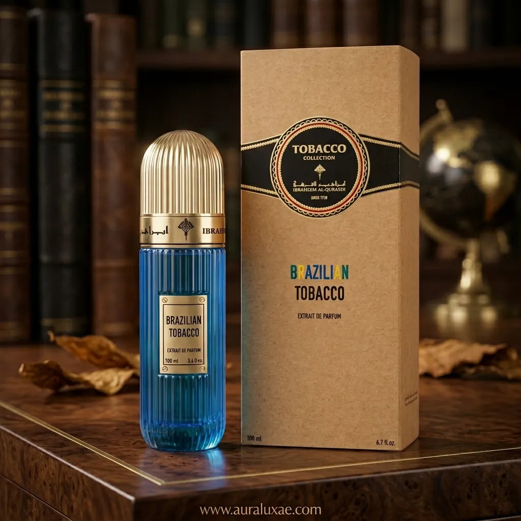 Ibraheem Al Qurashi Brazilian Tobacco EDP 100ml – With Gift Box Packaging UAE