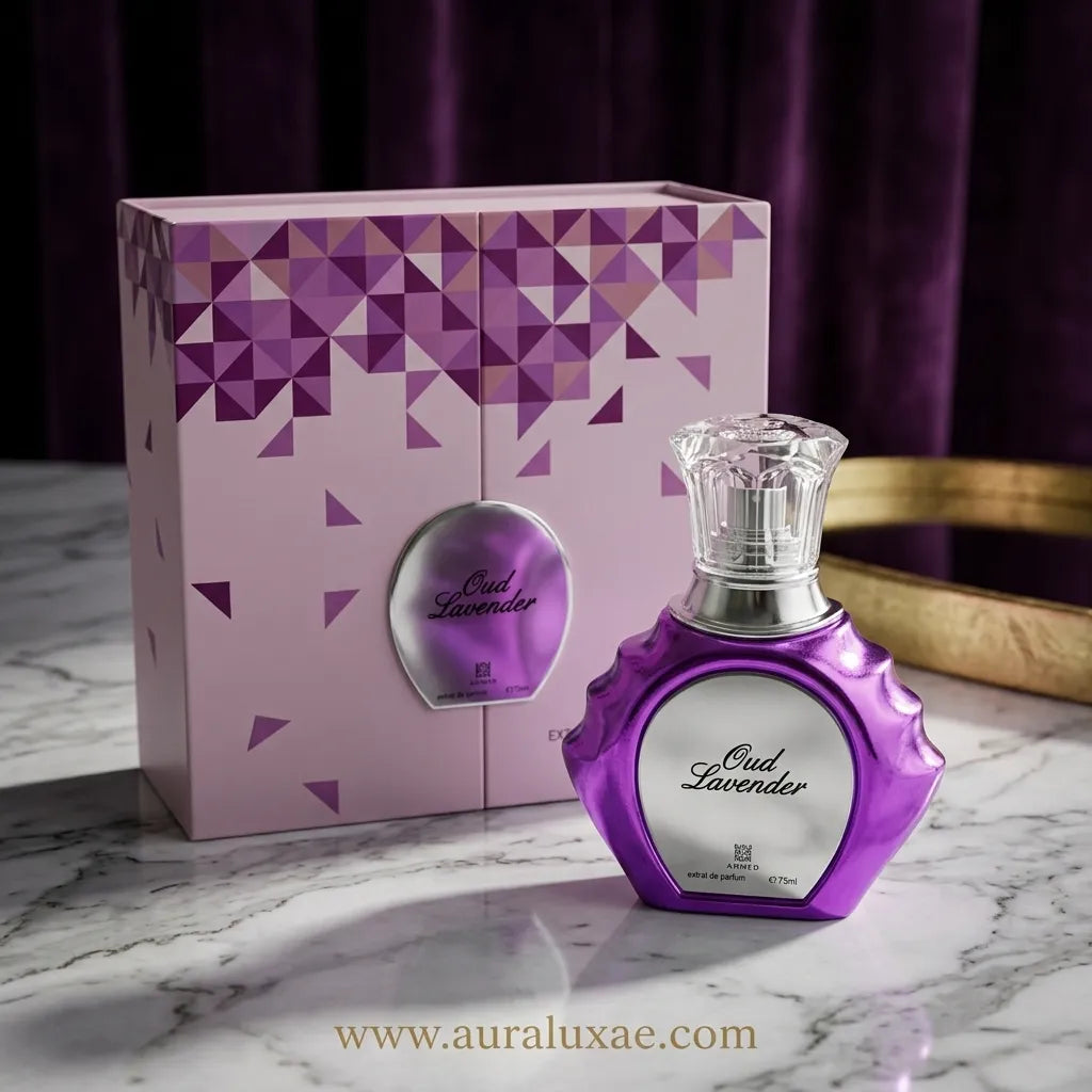 Ahmed Al Maghribi Oud Lavender Extrait de Parfum UAE | Aura Luxe