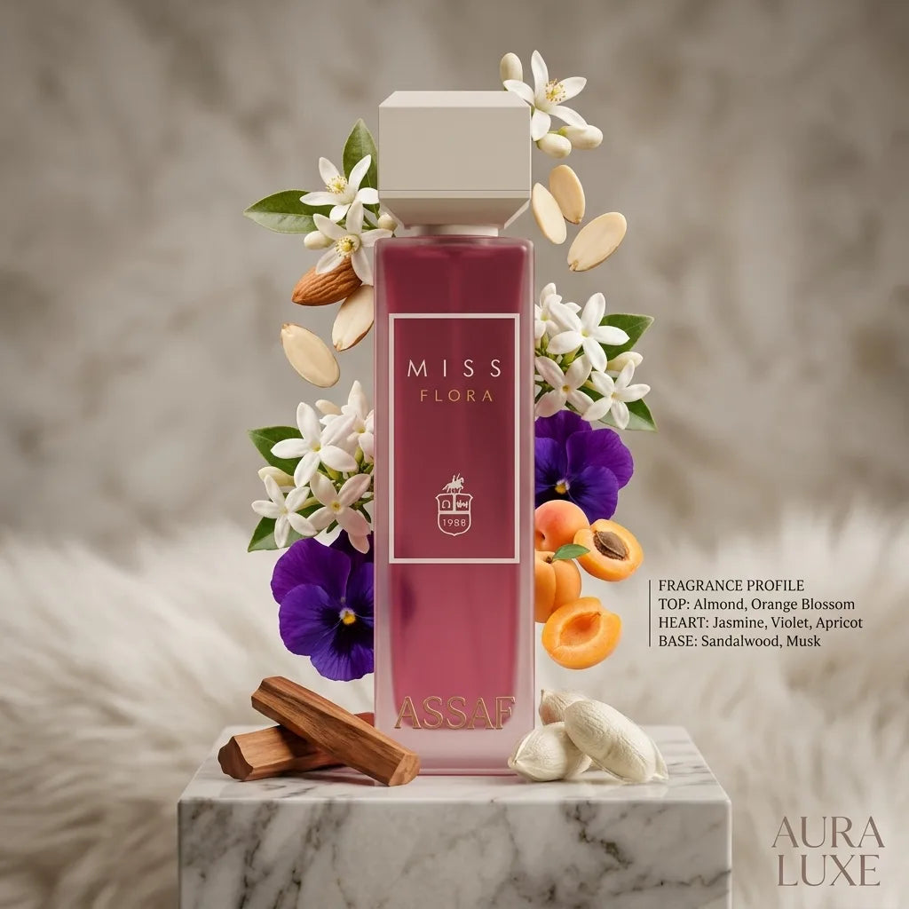 Assaf Miss Flora EDP 200ml UAE floral fruity woody Eau de Parfum fragrance ingredients for women