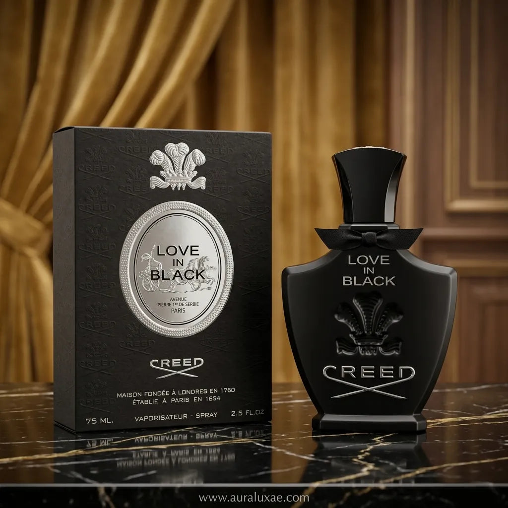 Creed Love In Black Eau De Parfum (75ml / 2.5 FL. OZ.) UAE woody fragrance for men and women side view