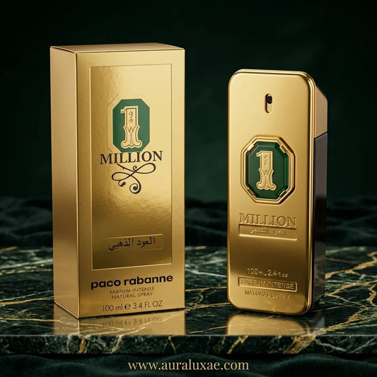 Paco Rabanne 1 Million Golden Oud Parfum Intense (100ml / 3.4 FL. OZ.) UAE oriental fragrance for men and women