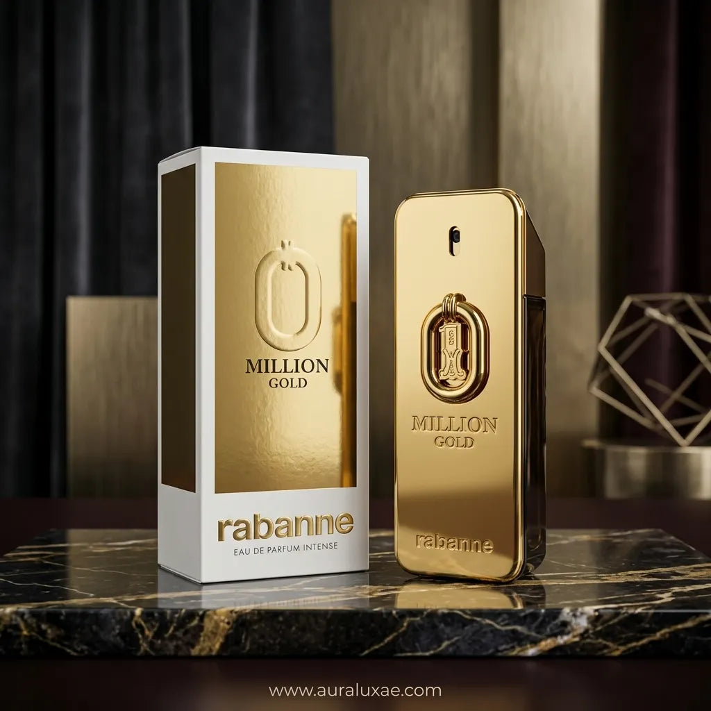 Rabanne Million Gold Eau De Parfum Intense (100ml / 3.4 FL. OZ.) UAE woody fragrance for men and women