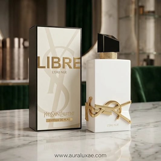 Yves Saint Laurent Libre L'Eau Nue Parfum de Peau. UAE woody fragrance for men and women