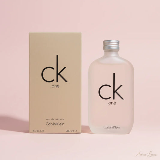 Calvin Klein CK One Eau de Toilette 200ml unisex perfume in uae at aura luxe
