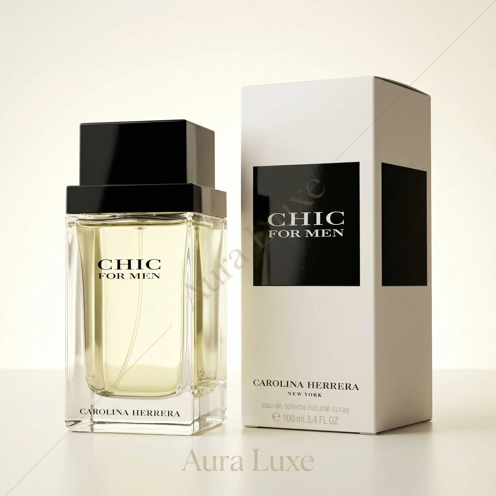 Carolina Herrera Chic Eau de Toilette 100ml for Men at Aura Luxe UAE
