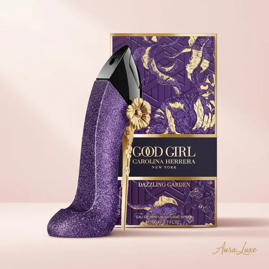 Carolina Herrera Good Girl Dazzling Garden 80ml ambery floral Eau de Parfum in purple stiletto bottle