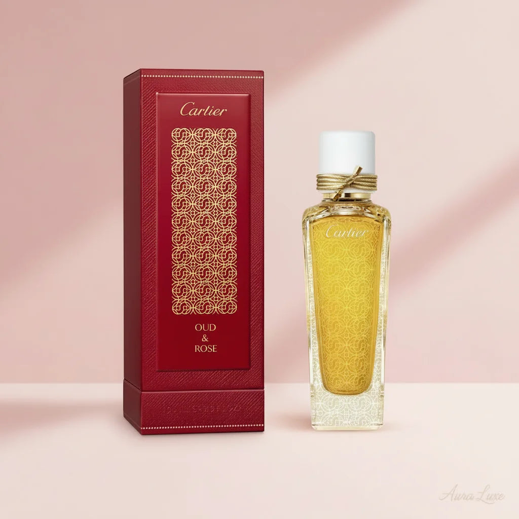 Cartier Les Heures Voyageuses Oud & Rose Eau de Parfum 75ml unisex perfume UAE