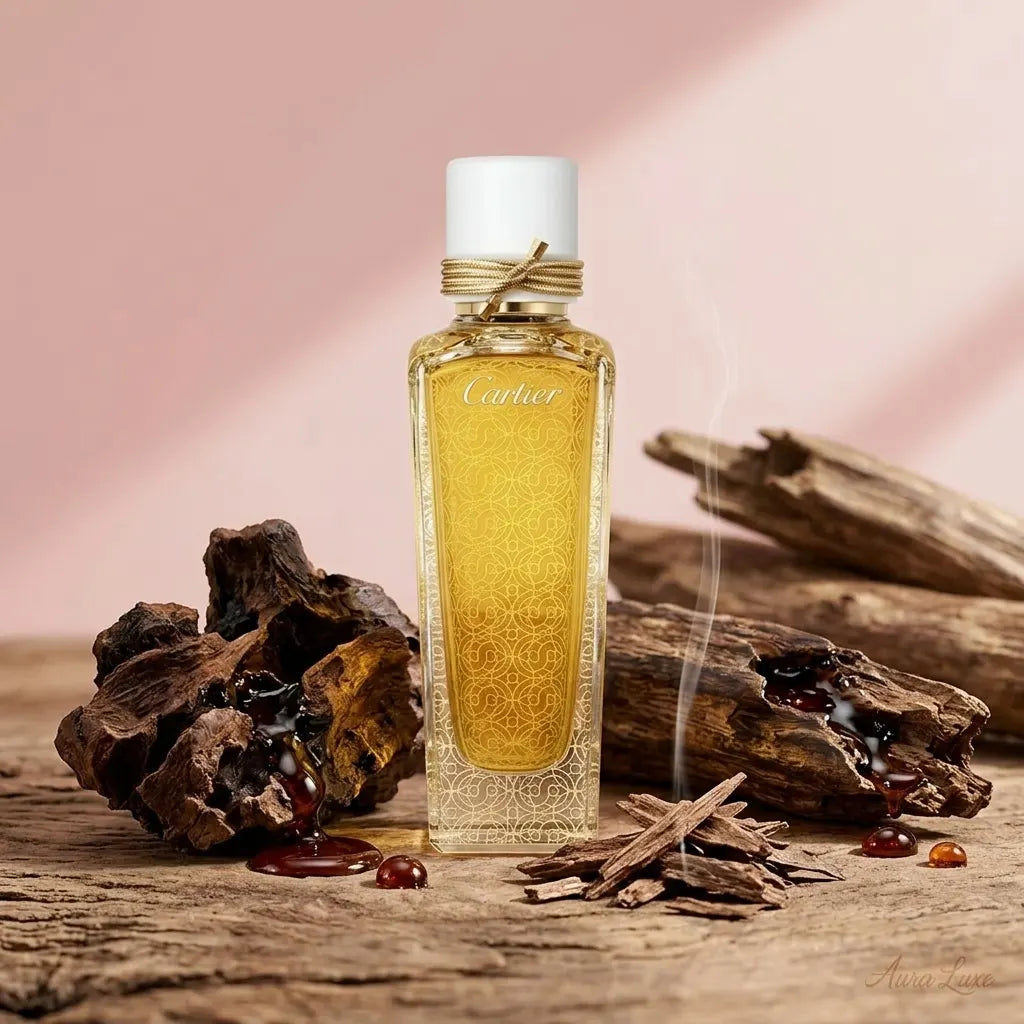 Cartier Oud & Oud Les Heures Voyageuses 75ml natural oud parfum fragrance notes by Aura Luxe