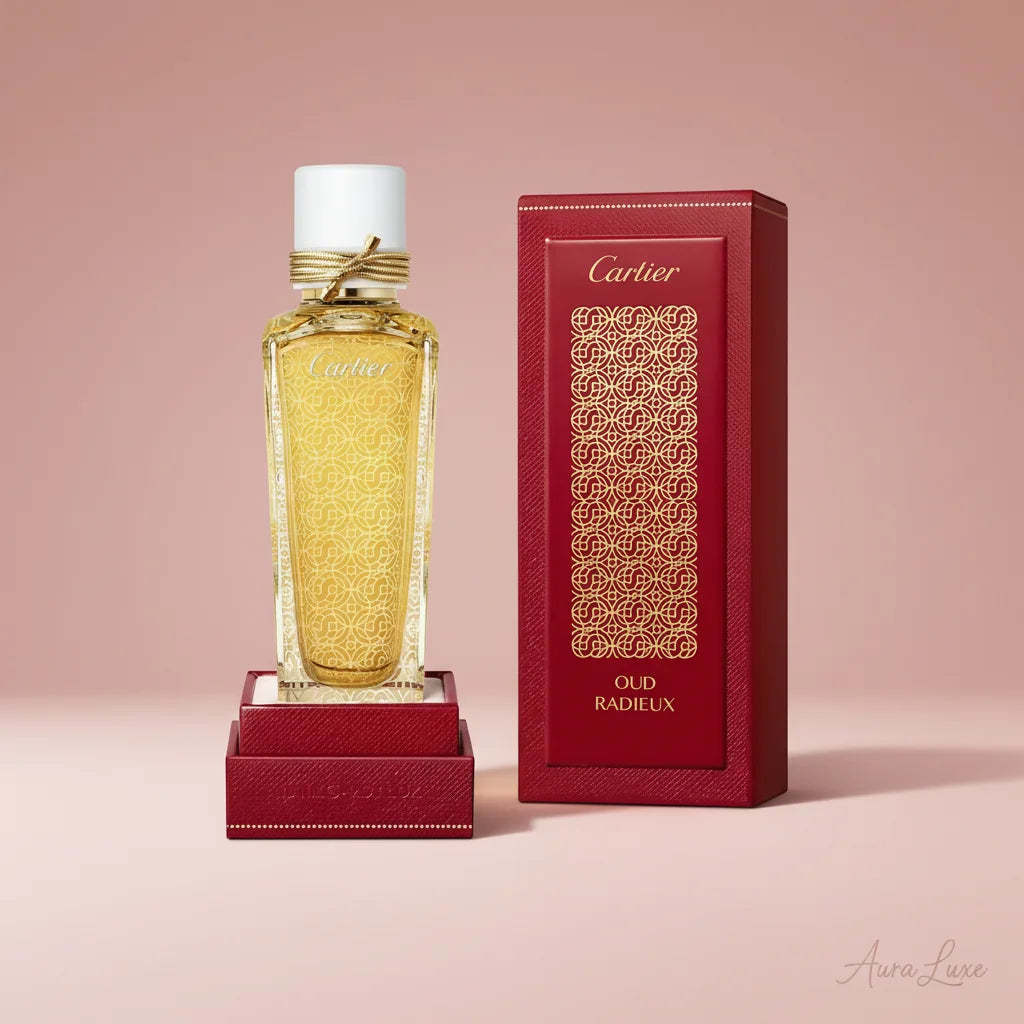 Cartier Oud Radieux Les Heures Voyageuses 75ml woody spicy parfum by Aura Luxe