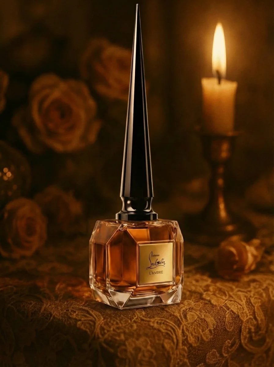 Christian Louboutin L'Ambre 80ml amber floral Eau de Parfum in Dubai Lifestyle by Aura Luxe

