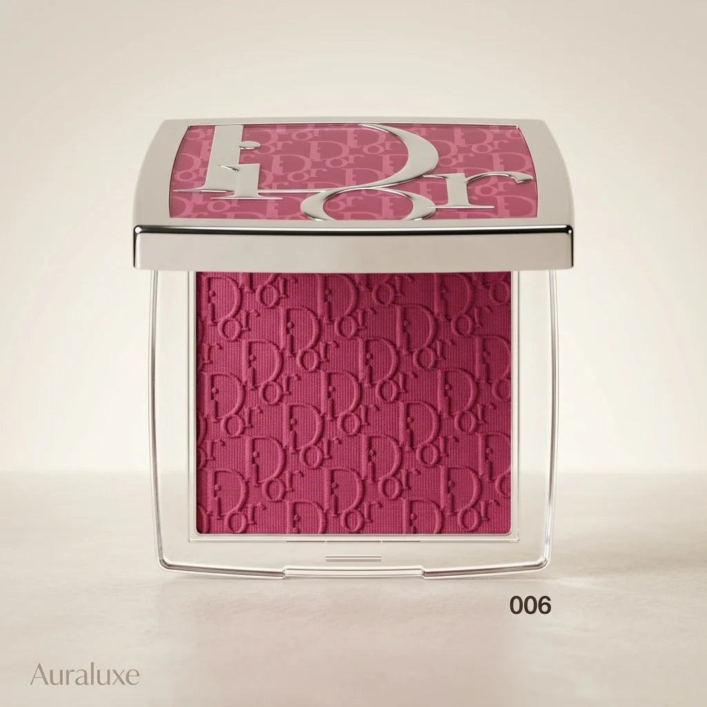 Dior Backstage Rosy Glow Blush shade 006 deep pink compact by Aura Luxe