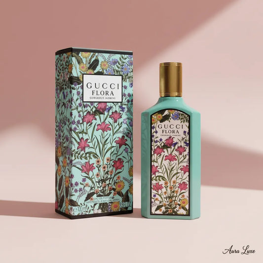 Gucci Flora Gorgeous Jasmine 100ml floral citrus Eau de Parfum by Aura Luxe