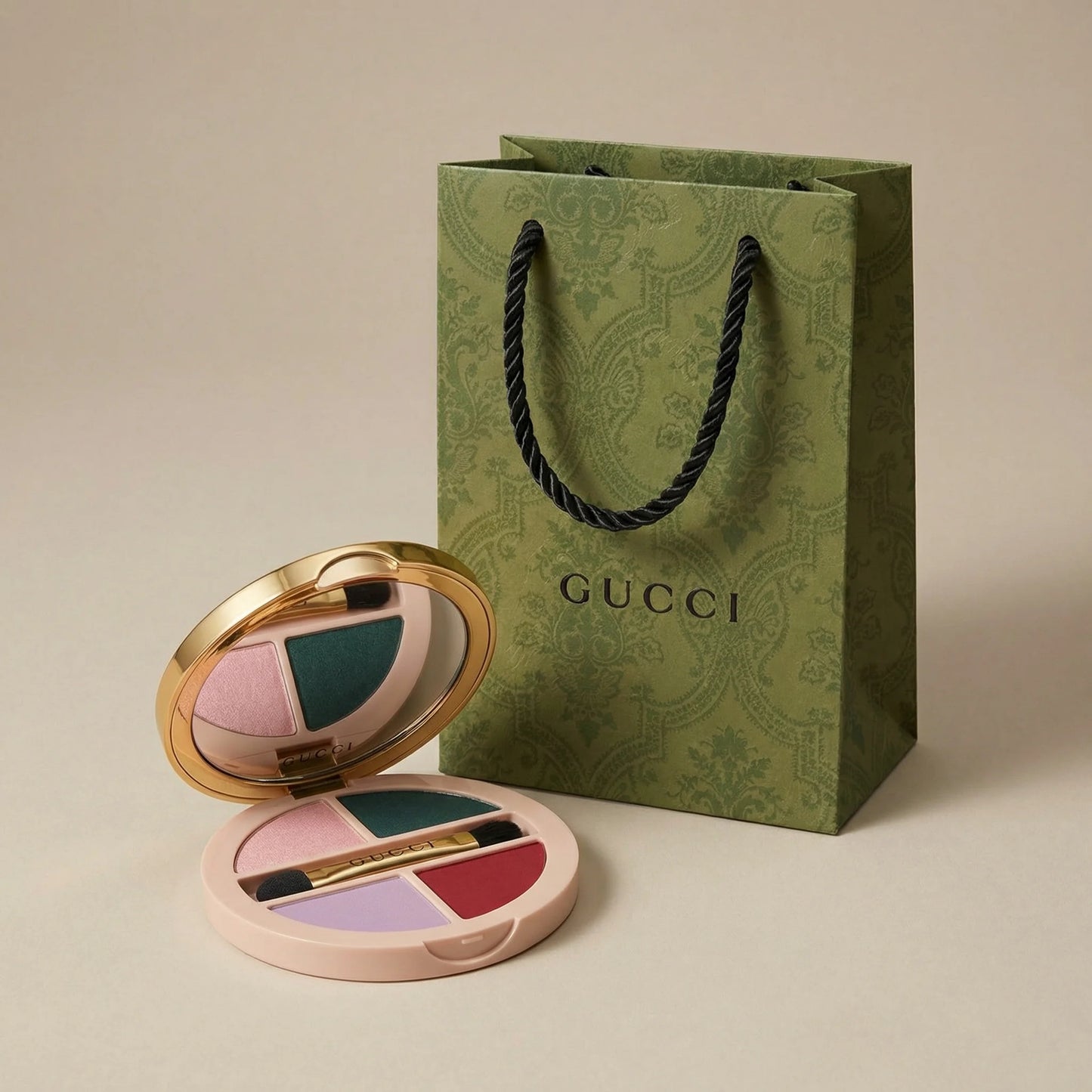 Gucci Palette De Beauté Quatuor 03 Wild Bouquet multi-use luxury makeup palette for eyes, cheeks, and lips by Aura Luxe