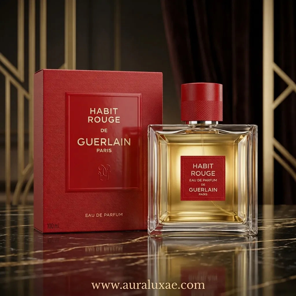 Guerlain Habit Rouge EDP 100ml Front View UAE