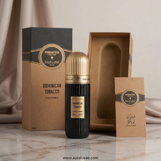 Ibraheem Al Qurashi Dominican Tobacco Extrait de Parfum 100ml UAE spicy tobacco unisex fragrance