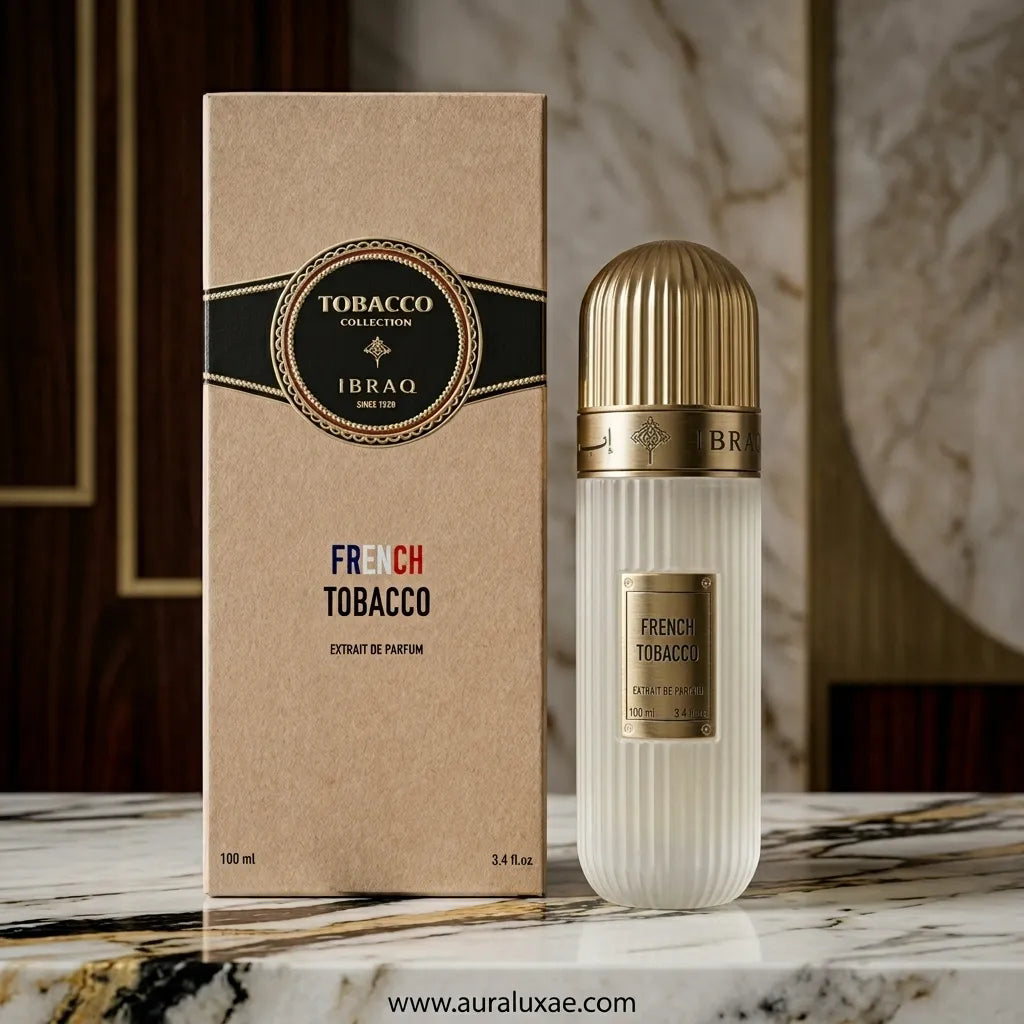 Ibraheem Al Qurashi French Tobacco EDP 100ml – Fresh Citrus Unisex Perfume UAE