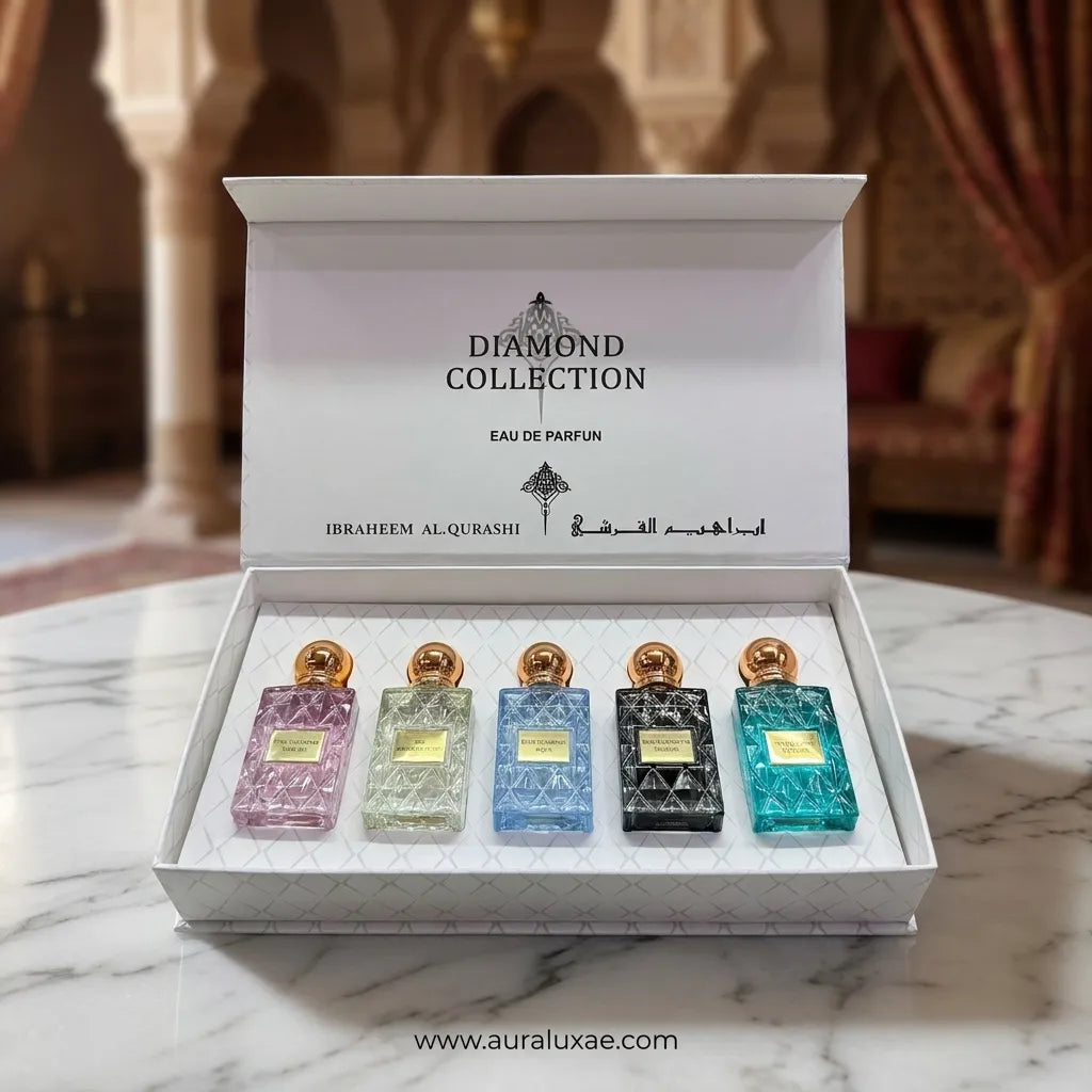 Ibraheem Al Qurashi Mini Diamond Collection Set 6x30ml UAE Eau de Parfum fragrance for men and women