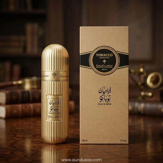 Ibraheem Al Qurashi Spanish Tobacco EDP 100ml – Aquatic Oriental Perfume Arabic Calligraphy UAE