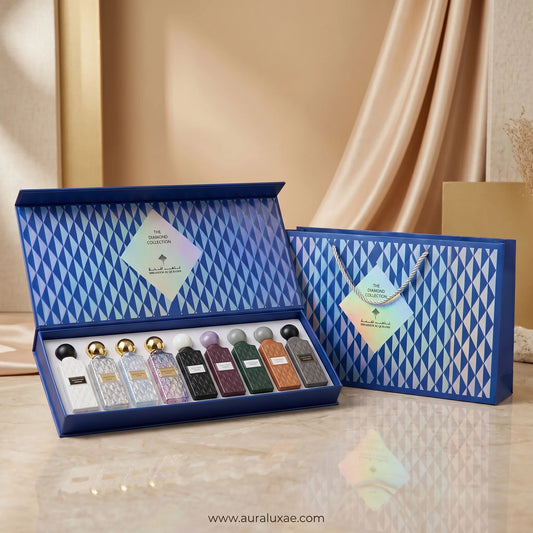 IBRAQ Diamond Collection Discovery Set 10x30ml UAE luxury fragrance gift set for men and women