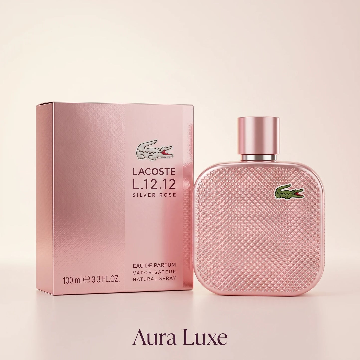 Lacoste L.12.12 Silver Rose 100ml UAE floral woody musk Eau de Parfum for women