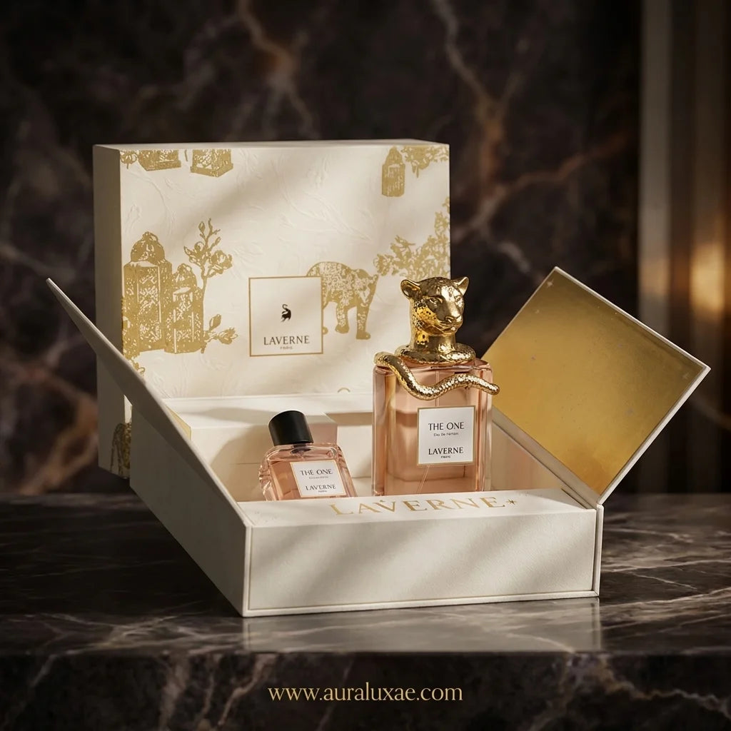 Laverne The One Eau de Parfum Gift Set UAE 100ml Main Bottle + 15ml Travel Spray Eau de Parfum Set fragrance for women