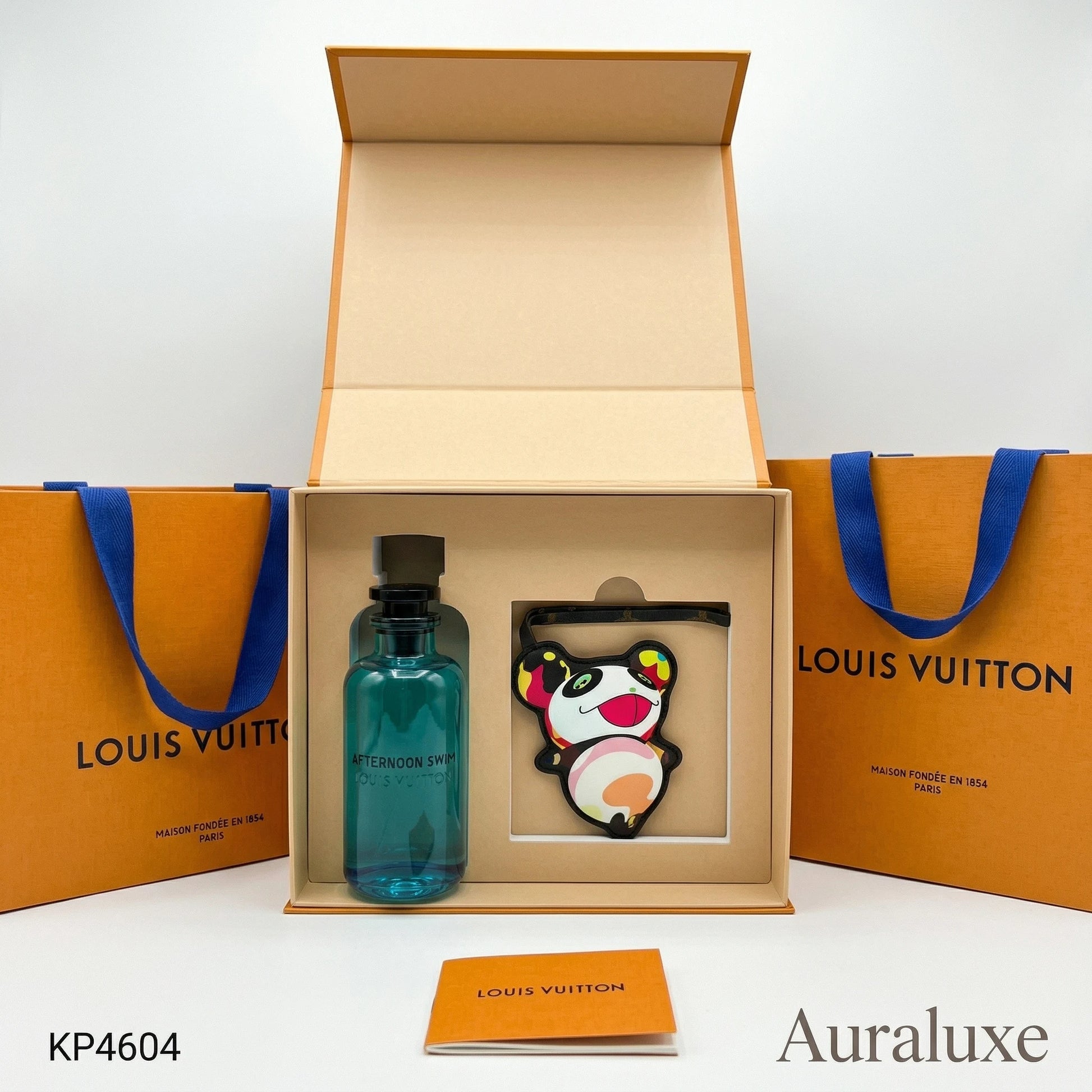 Louis Vuitton Afternoon Swim 200ml Eau de Parfum gift set with Panda keychain at Aura Luxe