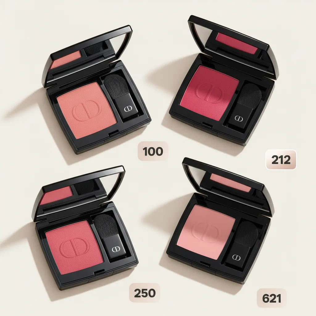 Luxury Dior blush compact 4 shades collections 