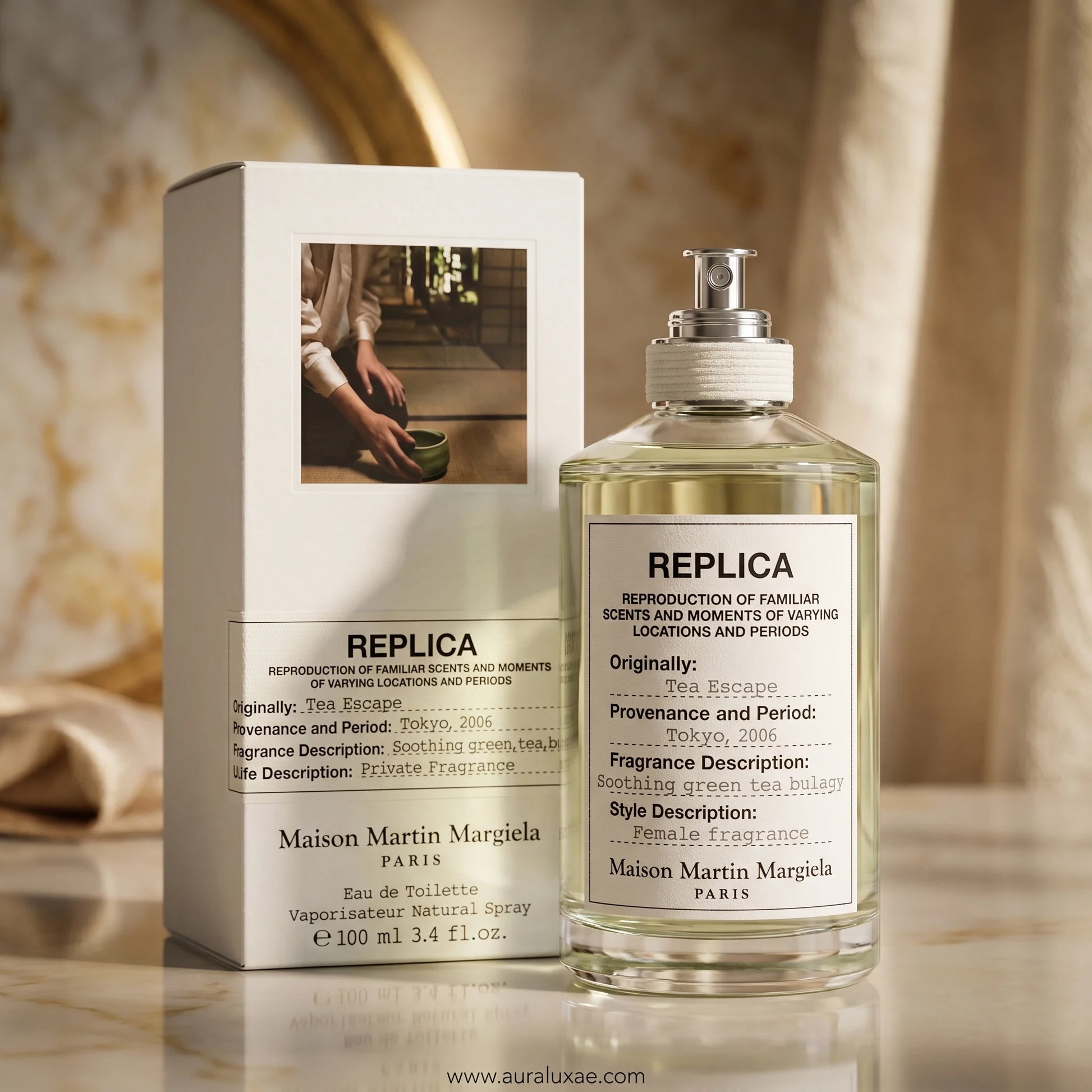 Maison Martin Margiela REPLICA Tea Escape Eau de Toilette 100ml UAE aromatic green gourmand fragrance for men and women