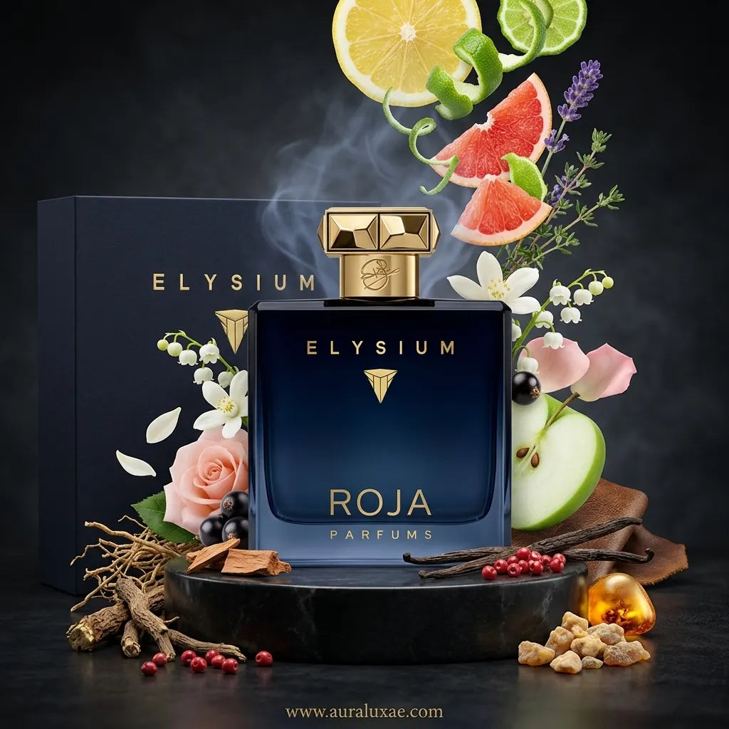 Roja Parfums Elysium Eau de Parfum 100ml UAE citrus aromatic woody fragrance for men fragrance notes