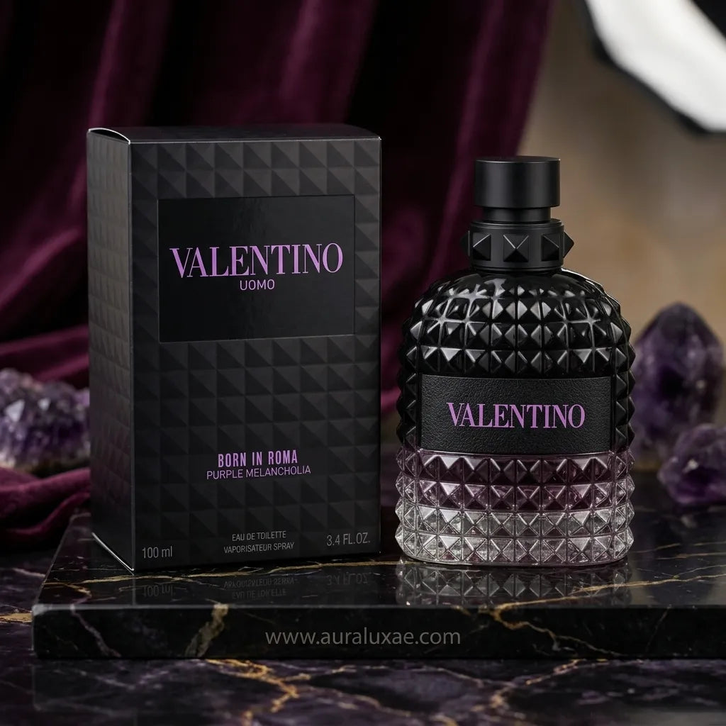 Valentino Uomo Born in Roma Purple Melancholia EDT 100ml Front View UAE