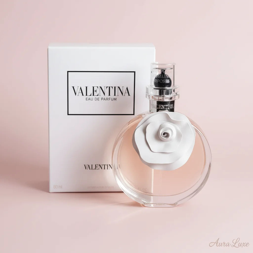 Valentino Valentina Perfume Bottle with Flowers - Amber Floral Scent for Women UAE