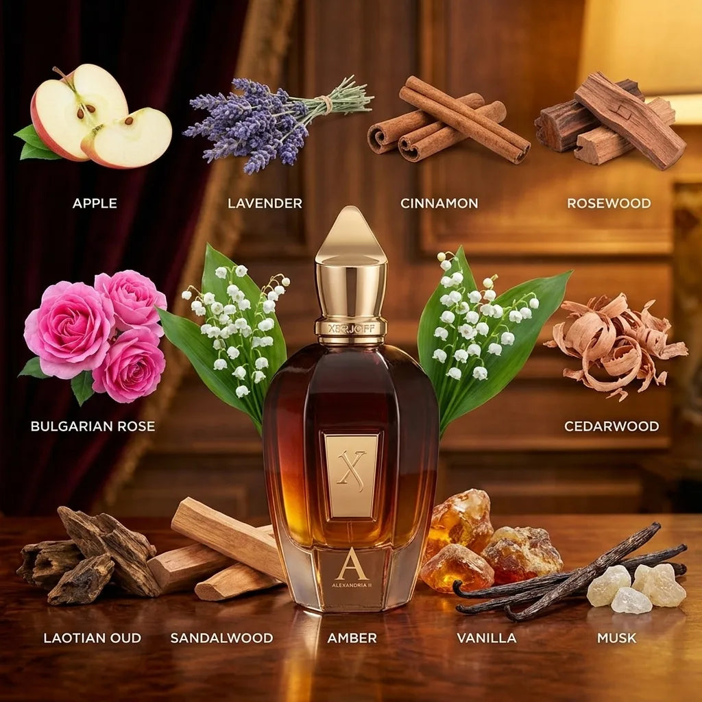 Xerjoff Alexandria II Eau de Parfum 100ml UAE oriental woody unisex fragrance ingredients 